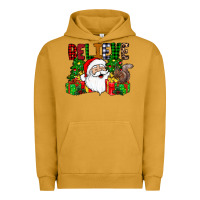Pigment Peanut Butter believe Urban Hoodie - CowhideDigitalArt