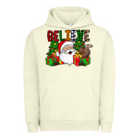 Pigment Pistachio believe Urban Hoodie - CowhideDigitalArt