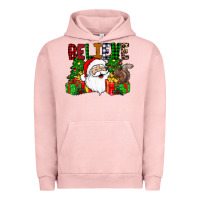 Pigment Salmon believe Urban Hoodie - CowhideDigitalArt