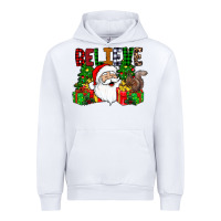 White believe Urban Hoodie - CowhideDigitalArt