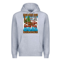 Heather Grey lake life floats my boat air freshener Premium Hoodie - HRA Design Shop