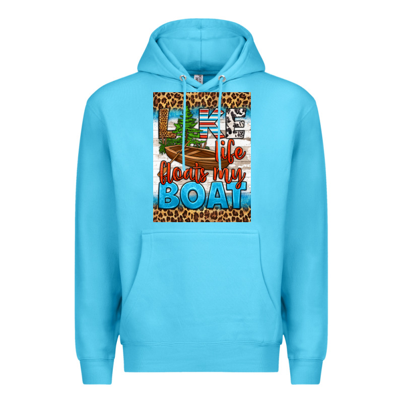 Lake Life Floats My Boat Air Freshener Premium Hoodie by HRA Design Shop | Teevron