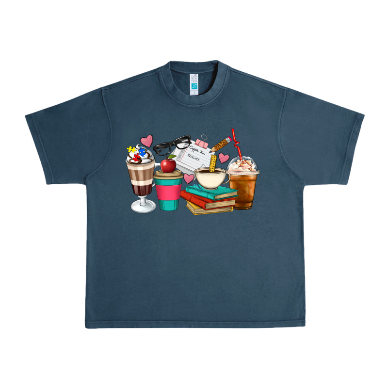 Teacher Coffee Cups Urban Heavy Tee by Artiststas | Teevron