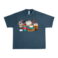 Midnight Navy Teacher Coffee Cups Urban Heavy Tee - Artiststas