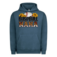 Pigment Midnight Navy baseball nana Urban Hoodie - HRA Design Shop