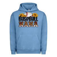 Pigment Pebble Blue baseball nana Urban Hoodie - HRA Design Shop