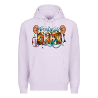 Lilac dialysis crew Premium Hoodie - CowhideDigitalArt