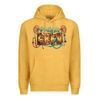 Mustard dialysis crew Premium Hoodie - CowhideDigitalArt