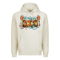 Oatmeal Heather dialysis crew Premium Hoodie - CowhideDigitalArt