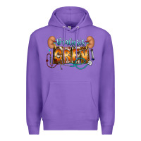 Purple dialysis crew Premium Hoodie - CowhideDigitalArt