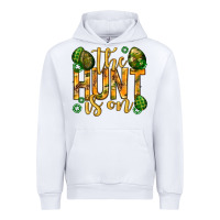 White The hunt is on Easter Urban Hoodie - Neo Western