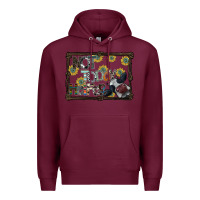 Burgundy not today heifer Premium Hoodie - SublimationCraftShop