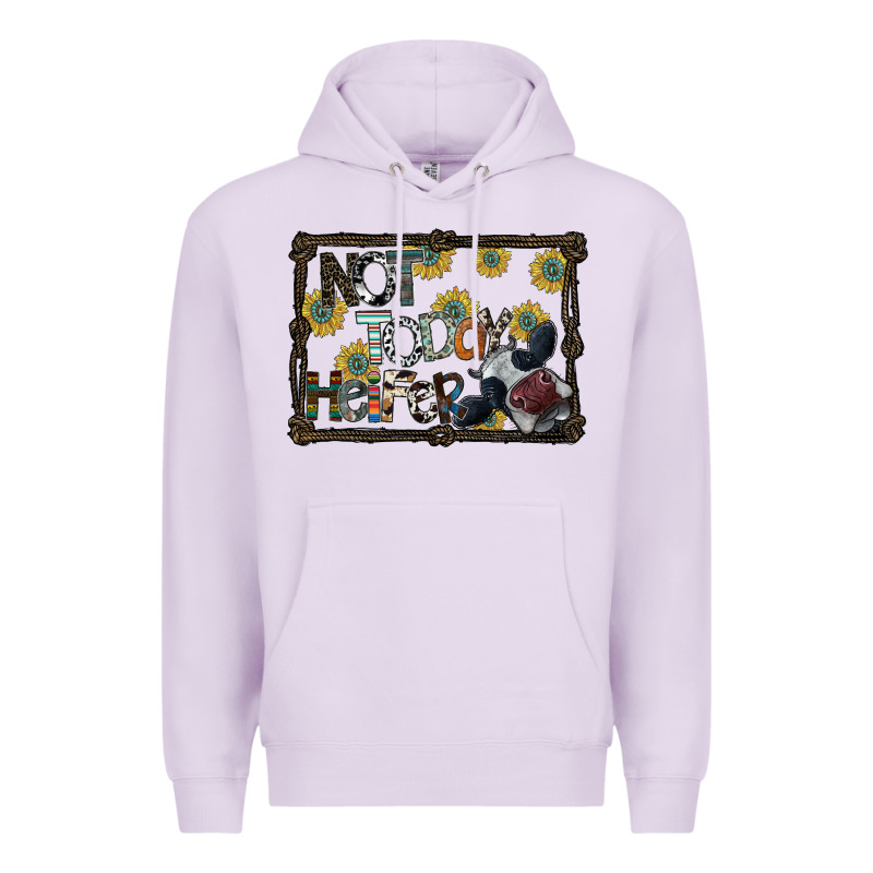 Not Today Heifer Premium Hoodie by SublimationCraftShop | Teevron