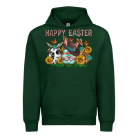 Forest Green Western Happy Easter Urban Hoodie - Neo Western