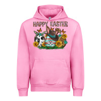 Fuchsia Pink Western Happy Easter Urban Hoodie - Neo Western