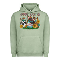 Pigment Oil Green Western Happy Easter Urban Hoodie - Neo Western