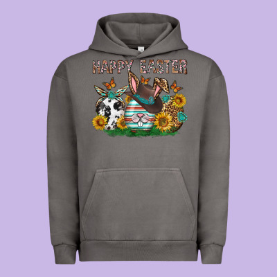 Western Happy Easter Urban Hoodie Designed By Neo Western