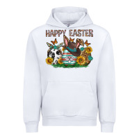 White Western Happy Easter Urban Hoodie - Neo Western