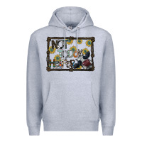 Heather Grey not today heifer Premium Hoodie - SublimationCraftShop