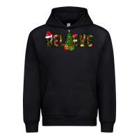 Black believe christmas Urban Hoodie - CowhideDigitalArt