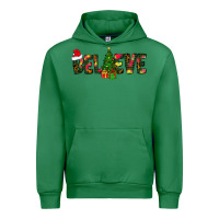 Emerald believe christmas Urban Hoodie - CowhideDigitalArt
