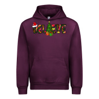 Mauve Wine believe christmas Urban Hoodie - CowhideDigitalArt
