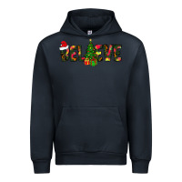Navy believe christmas Urban Hoodie - CowhideDigitalArt