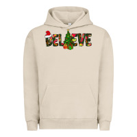 Pigment French Oak believe christmas Urban Hoodie - CowhideDigitalArt