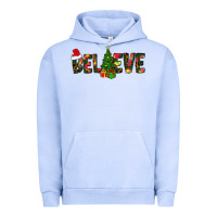 Pigment Grape Ice believe christmas Urban Hoodie - CowhideDigitalArt