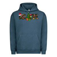 Pigment Midnight Navy believe christmas Urban Hoodie - CowhideDigitalArt