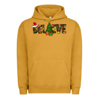Pigment Peanut Butter believe christmas Urban Hoodie - CowhideDigitalArt
