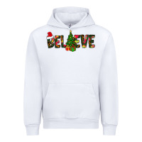 White believe christmas Urban Hoodie - CowhideDigitalArt