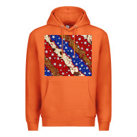Carrot 4th of July USA flag leopard cowhide 20oz tumbler Premium Hoodie - Neo Western