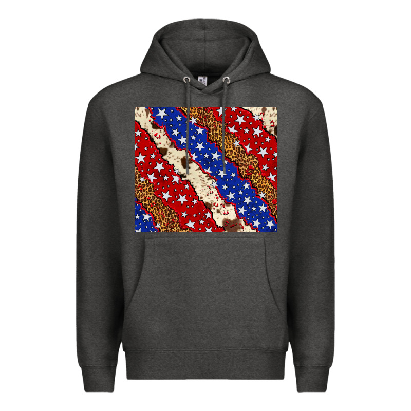 4th Of July Usa Flag Leopard Cowhide 20oz Tumbler Premium Hoodie by Neo Western | Teevron