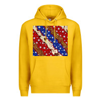 Lemon 4th of July USA flag leopard cowhide 20oz tumbler Premium Hoodie - Neo Western