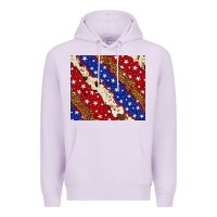Lilac 4th of July USA flag leopard cowhide 20oz tumbler Premium Hoodie - Neo Western