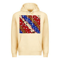 Pina Colada 4th of July USA flag leopard cowhide 20oz tumbler Premium Hoodie - Neo Western