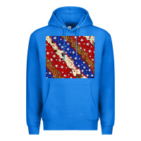 True Royal 4th of July USA flag leopard cowhide 20oz tumbler Premium Hoodie - Neo Western