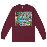 Burgundy nurse tumbler Long Sleeve Tee - BarkalooDesign