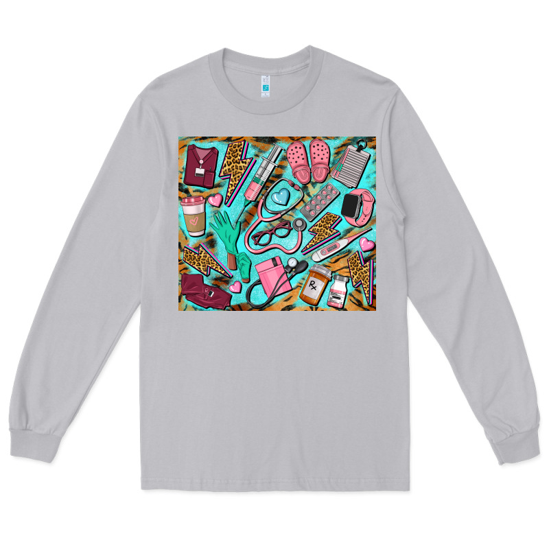 Nurse Tumbler Long Sleeve Tee by BarkalooDesign | Teevron