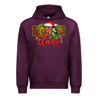 Mauve Wine christmas nonna claus Urban Hoodie - FaDigitalArtStudio