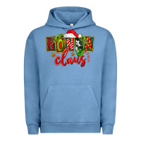 Pigment Pebble Blue christmas nonna claus Urban Hoodie - FaDigitalArtStudio