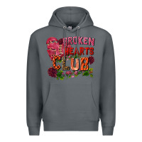 Rock broken heart club Premium Hoodie - FaDigitalArtStudio