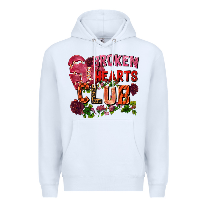 Broken Heart Club Premium Hoodie by FaDigitalArtStudio | Teevron