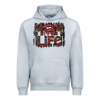Heather Grey mom life Urban Hoodie - SublimationCraftShop