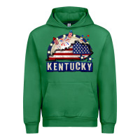 Emerald Kentucky 4th of July Urban Hoodie - CowGirlArtShop