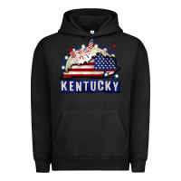 Pigment Black Kentucky 4th of July Urban Hoodie - CowGirlArtShop