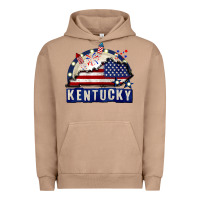Pigment Burro Kentucky 4th of July Urban Hoodie - CowGirlArtShop