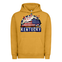 Pigment Peanut Butter Kentucky 4th of July Urban Hoodie - CowGirlArtShop