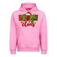 Fuchsia Pink Christmas nanny claus Urban Hoodie - FaDigitalArtStudio